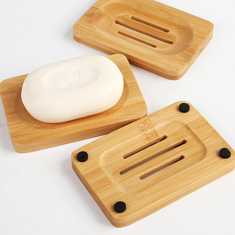 Bamboo Cutlery Set - Portasapone in legno di bambù da