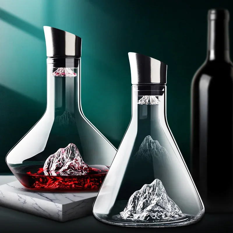 Glass Decanter Whiskey - Decanter per whisky da 1500 ml