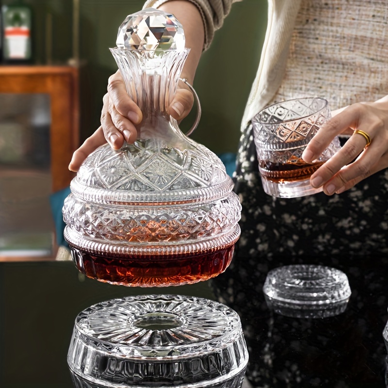 Glass Decanter Whiskey - Decanter per vino in cristallo Elegante