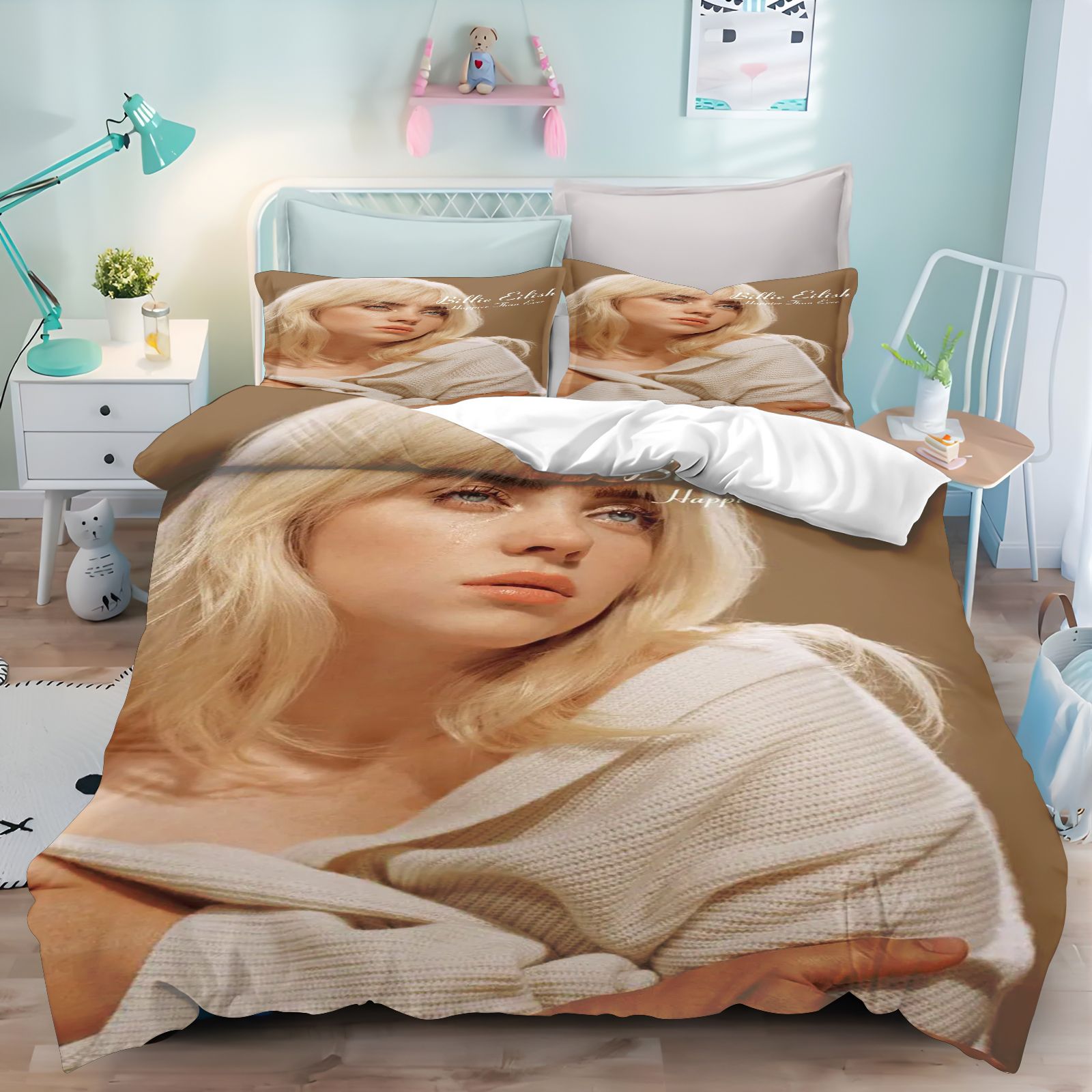 Linen Duvet Cover - Set di Biancheria da Letto Billie