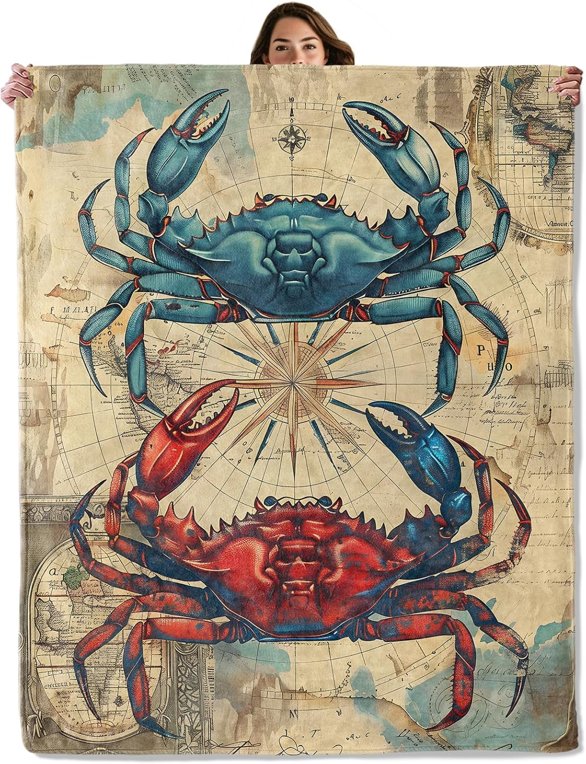 Coperta Vintage con Mappa Naut - Luxury Lifestyle Travel recensione e prezzo